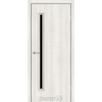 Corner Glass-01 ясень шелковый стекло черное