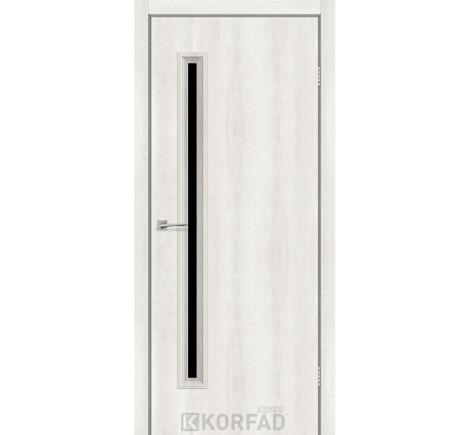 Corner Glass-01 ясень шелковый стекло черное