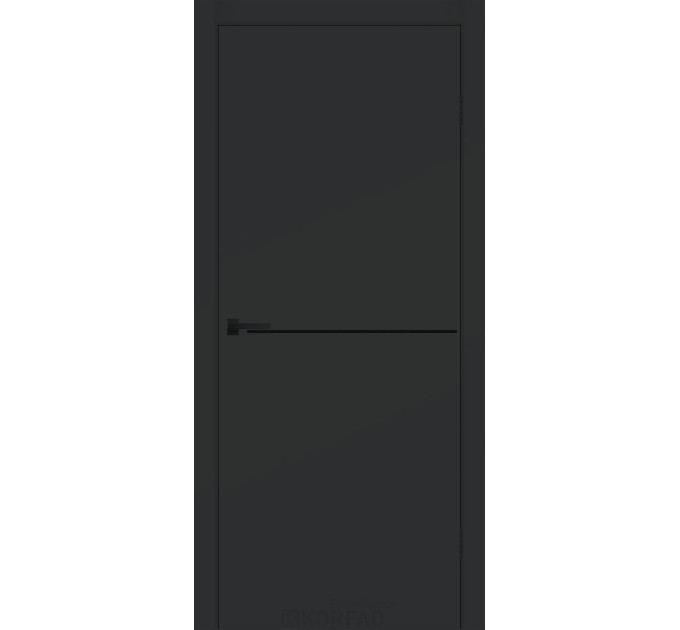 Quantum RAL 7016 антрацит фарбовані глухі молдинг чорний