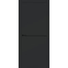 Quantum RAL 7016 антрацит фарбовані глухі молдинг чорний