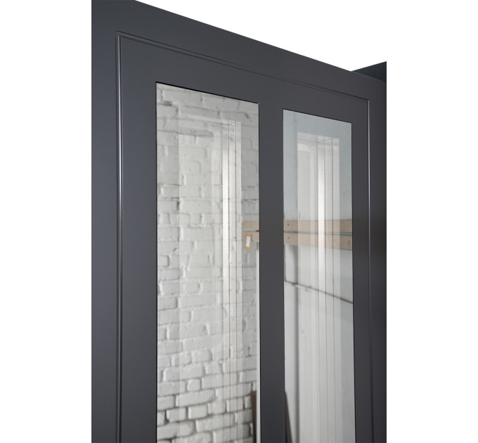 Двері зі склом модель Country NeoGlass комплектація COTTAGE ABWEHR (552)