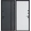 Булат Котедж, модель 710/265. Колір: Metalic anthracite/Вулична Білий атласний