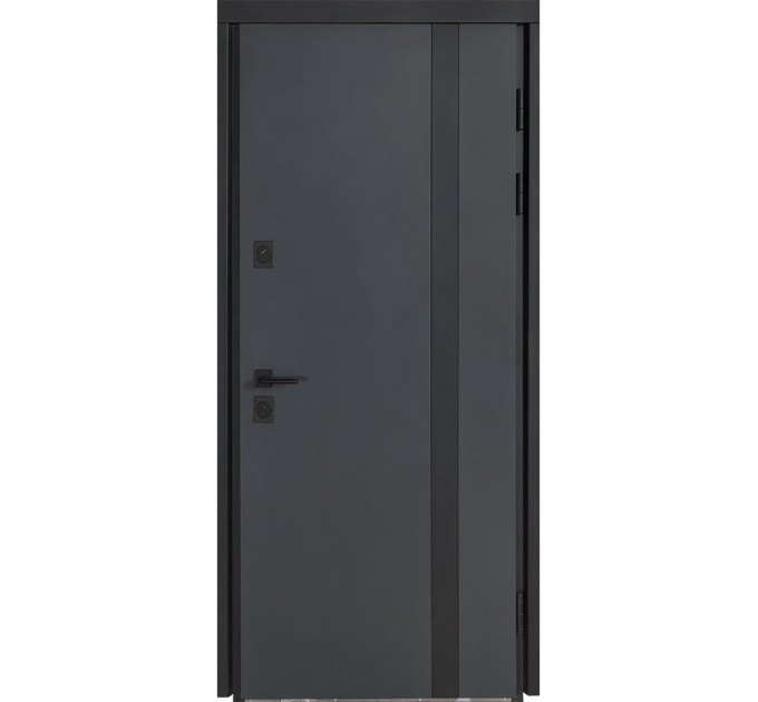 Булат Котедж, модель 710/265. Колір: Metalic anthracite/Вулична Білий атласний