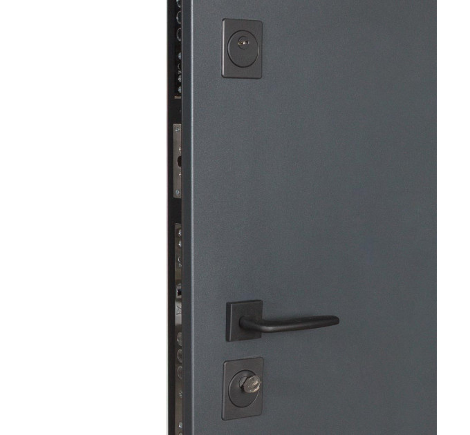 Булат Котедж, модель 710/265. Колір: Metalic anthracite/Вулична Білий атласний