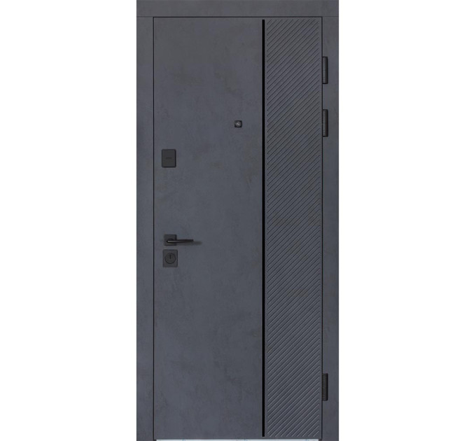 Цитадель В-606 (квадро) Kale, модель 580/543. Колір: Бетон антрацит/Оксид білий