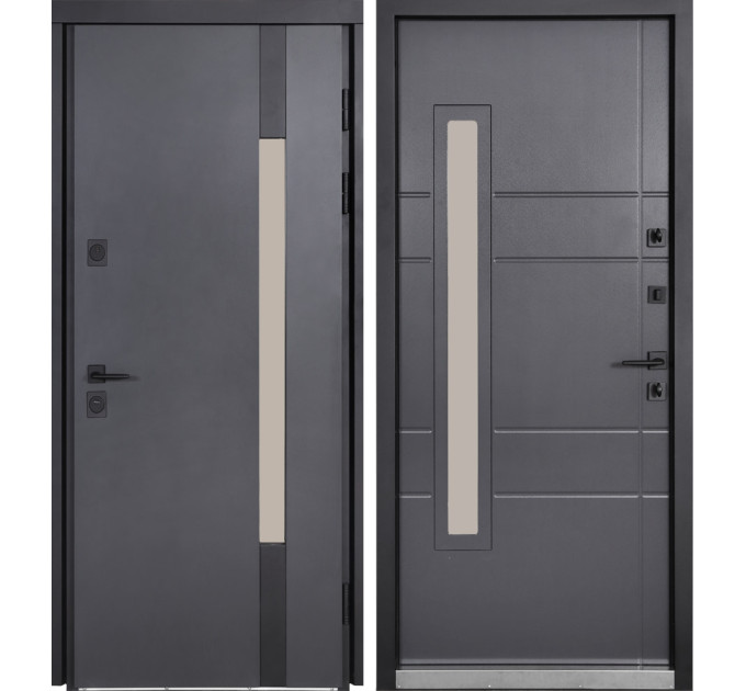 Булат Котедж, модель 705/431. Колір: Metalic anthracite/Вулична Антрацит сірий