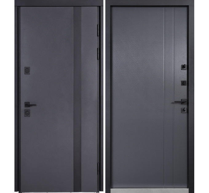 Булат Котедж, модель 710/265. Колір: Metalic anthracite/Вулична Антрацит сірий