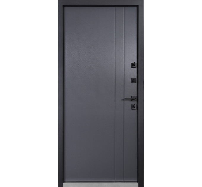 Булат Котедж, модель 710/265. Колір: Metalic anthracite/Вулична Антрацит сірий