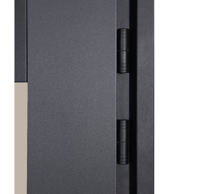 Булат Котедж, модель 705/431. Колір: Metalic anthracite/Вулична Білий атласний